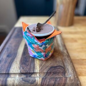 Handmade ice cream cozy